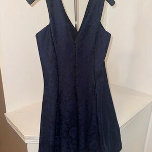 Elegant Navy Blue Dress
